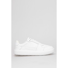 Lufian 112230251 Mateas Erkek Hakiki Deri Klasik Sneaker Beyaz