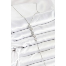 Çarşı Point 316l Çelik Zincir Gümüş Renk Yıldız Model Y Kolye