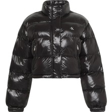 Calvin Klein Shıne Crop Puffer Jacket Kadın Mont LV047D504GUB1