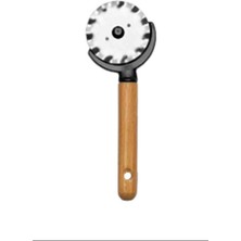 Venüs Shopping Ahşap Saplı Desenli Hamur Ruleti Kesici -LFX131