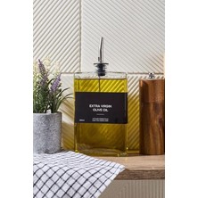 Home Damlatmaz Yağdanlık – Zeytinyağı Şişesi, Sıvı Yağlık, Cam Yağ Şişesi, Kitap Yağ Kabı, Mutfak Için Kullanışlı Yağlık, Sızdırmaz Pratik Cam Yağlık Modeli (Gümüş, 500 Ml)