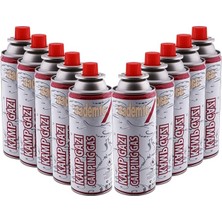 Gazı (10 Adet) Bütan Propan Tüpü Portatif Ocak Kartuşu Tek Kullanımlık Pürmüz Yedeği 227 gr