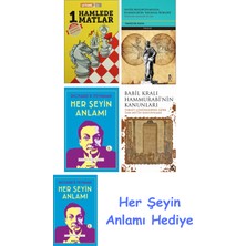 Alfa Yayınları 1 Hamlede Matlar + Antik Mezopotamya'da Egemenliğin Tanrısal Kökleri + Her Şeyin Anlamı + Babil Kralı Hammurrabi'nin Kanunları + Her Şeyin Anlamı