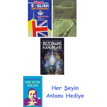 Alfa Yayınları Ideal English Dictionary + Darwin ve Fundamentalizm + Rezonans Kanunları + Her Şeyin Anlamı