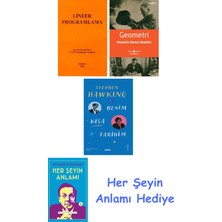 Alfa Yayınları Lineer Programlama + Geometri + Benim Kısa Tarihim + Her Şeyin Anlamı