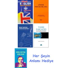 Alfa Yayınları Ideal English Dictionary + Lineer Programlama + Rubu Tahtası Yapım Kılavuzu + Tanrı Parçacığı + Her Şeyin Anlamı