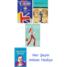 Alfa Yayınları Ideal English Dictionary + Antik Mezopotamya'da Egemenliğin Tanrısal Kökleri + Eş'siz + Her Şeyin Anlamı