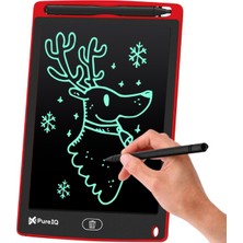 Gampus Writing Tablet LCD 8.5 Inç Dijital Kalemli Çizim Yazı Tahtası Grafik Not Yazma Eğitim Tableti-Mavi