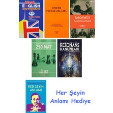 Alfa Yayınları Ideal English Dictionary + Lineer Programlama + Geometri + Küçükler Şampiyonasından 250 Mat + Rezonans Kanunları + Her Şeyin Anlamı