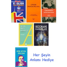 Alfa Yayınları Ideal English Dictionary + Lineer Programlama + Geometri + Altın Imla Kılavuzu -Yazım Kılavuzu + Rezonans Kanunları + Her Şeyin Anlamı
