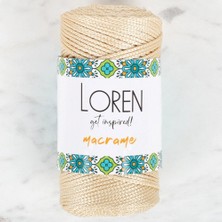 Venüs Shopping Loren Macrame Bej El Örgü Ipi - Rm 036 - 34326