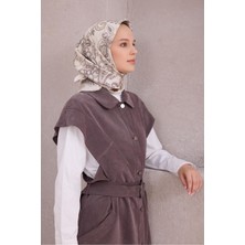 Belli % 100 Twill Ipek Eşarp 4207D 86