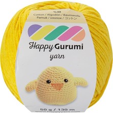 Gurumi Amigurumi Örgü Ipi 50GR 130M Örgü Ipi (Sarı)