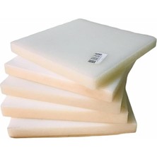 Kesim Takozu Pres Takozu 2X20X20 Beyaz 1 Adet Deri El Aleti, Deri Zımbalama Matı, Kauçuk Tahta, Sessiz Kauçuk Altlık