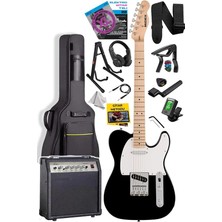 TLX-50WB-30AMP Tele Kasa Maple Klavye 2 Single-Coil 30W Amfili Elektro Gitar