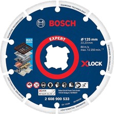 Professional 1x Expert Diamond Metal Wheel X-Lock Kesme Diski 125 mm (Dökme Demir, Paslanmaz Çelik, Çelik, Demir Içermeyen Metalle, Ø 125 Mm, Aksesuar Küçük Avuç Taşlama Makinesi)