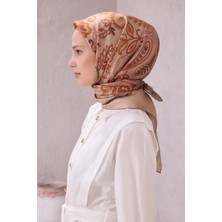 Belli % 100 Twill Ipek Eşarp 4207D 03