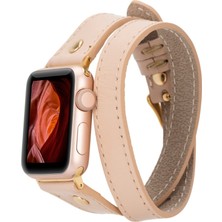 Bouletta Apple Watch Uyumlu Deri Kordon 42-44-45MM Slim Dt Gt Nu1