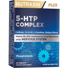 5-Htp Complex 30 Tablet – L-Karnitin, Ginkgo Biloba, Coq-10, Vitamin B6 & B12, Çinko ve Bitkisel Ekstreli Ruhsal ve Zihinsel Destek Takviyesi