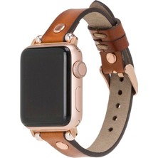 Bouletta Apple Watch Uyumlu Deri Kordon 42-44-45MM Rg RST2EF