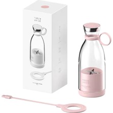 Piili Şarjlı Kolay Taşınabilir Blender Pembe