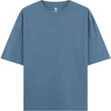 Hrnzafer Tekstil Unisex % 100 Pamuk Oversize Basic T-Shirt