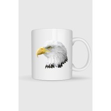 Bahriyeli Collection  Bald Eagle, American Eagle Head Tasarımlı Kupa Bardak