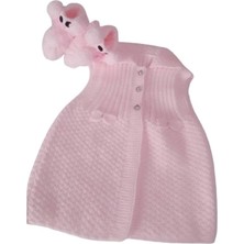 Oyuncak Park Örgü Bebe Lüks Minnoş Prenses Modeli Kız Bebek Yelek ve Patiği