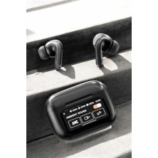 Aylina Bfs Kablosuz Bluetooth Kulaklık Ekranlı Uzun Şarj Süreli Anc Destekli