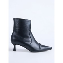 Valentino Siyah Kadın Topuklu Bot 91D2548NAP550