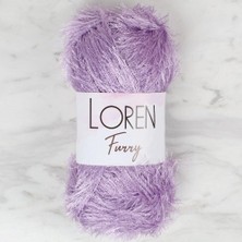 Venüs Shopping Loren Furry Lila El Örgü Ipi - RF009 - 34047