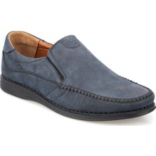 Polaris 5 Nokta Polaris 91.105517NM Lacivert Süet Erkek Hakiki Deri Ayakkabı