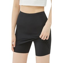 Venüs Shopping Venüsshopping- Çift Katmanlı Etek Altı Şort Korse Kadın 4432