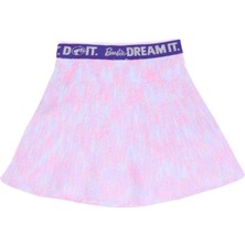 Barbie Lastikli Bel Normal Çok Renkli Düz Kısa Kız Çocuk Etek BRB5WG-ETK6099