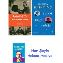 Alfa Yayınları Geometri + Benim Kısa Tarihim + Her Şeyin Anlamı