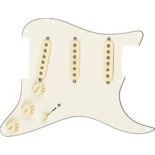 Prewired Pickguard Strat Texmex Beyaz 0992343509