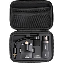 | B-6 Kablosuz Saksafon Mikrofon Sistemi - 2,4 Ghz Klipsli Verici, Kuğu Boynu Mikrofonlu ve Şarj Edilebilir Usb-C Kasalı