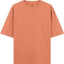 Hrnzafer Tekstil Unisex % 100 Pamuk Oversize Basic T-Shirt
