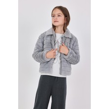 Boboli Kız Çocuk Çizgili Welsoft Ceket