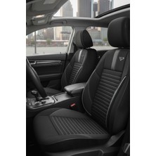 Panda Kılıf Panda Detroit Serısı Keten Kumaş Oto Koltuk Kılıfı - Tam Set