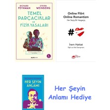 Alfa Yayınları Temel Parçacıklar ve Fizik Yasaları + Online Flört Online Romantizm + Her Şeyin Anlamı