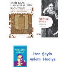 Alfa Yayınları Babil Kralı Hammurrabi'nin Kanunları + Spiritüel Evrim + Her Şeyin Anlamı