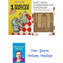 Alfa Yayınları 1 Hamlede Matlar + Babil Kralı Hammurrabi'nin Kanunları + Her Şeyin Anlamı