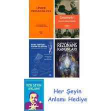 Alfa Yayınları Lineer Programlama + Geometri + Rubu Tahtası Yapım Kılavuzu + Rezonans Kanunları + Her Şeyin Anlamı