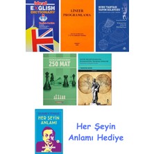 Alfa Yayınları Ideal English Dictionary + Lineer Programlama + Rubu Tahtası Yapım Kılavuzu + Küçükler Şampiyonasından 250 Mat + Antik Mezopotamya'da Egemenliğin Tanrısal Kökleri + Her Şeyin Anlamı