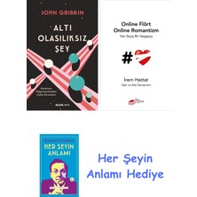 Alfa Yayınları Altı Olasılıksız Şey + Online Flört Online Romantizm + Her Şeyin Anlamı