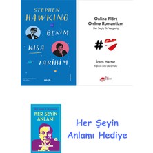 Alfa Yayınları Benim Kısa Tarihim + Online Flört Online Romantizm + Her Şeyin Anlamı