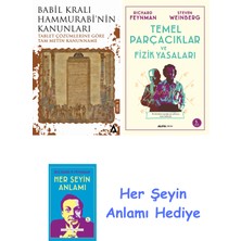 Alfa Yayınları Babil Kralı Hammurrabi'nin Kanunları + Temel Parçacıklar ve Fizik Yasaları + Her Şeyin Anlamı