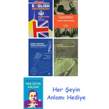 Alfa Yayınları Ideal English Dictionary + Geometri + Rubu Tahtası Yapım Kılavuzu + Darwin ve Fundamentalizm + Her Şeyin Anlamı