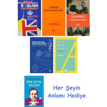 Alfa Yayınları Ideal English Dictionary + Lineer Programlama + Geometri + Rubu Tahtası Yapım Kılavuzu + Altın Imla Kılavuzu -Yazım Kılavuzu + Her Şeyin Anlamı